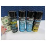(4) New Spray Cans Polyurethane Finish