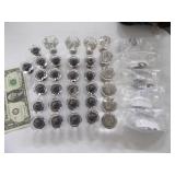 (36) GlassLike Handles & Knobs asst