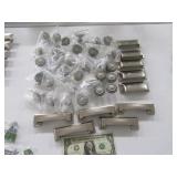 (38) SilverIsh drawer Knobs & Handles