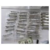 (31) SilverIsh Modernistic drawer Handles