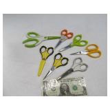 (6) Precision 6" Crafting Detail Scissors $$