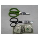 (2) Herb/Plant Scissor Cutters TRUDEAU Corona