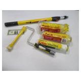 (5) PURDY New Paint Roller w/ MrLongArm Ext NewRls
