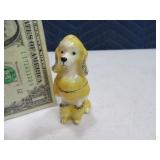3" Metal Enamel POODLE DOG Stash Box