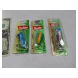 (3) New HEDDON Lures Coors Light & Torpedo