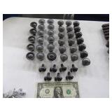 (43) Black/Grayish drawer Knobs