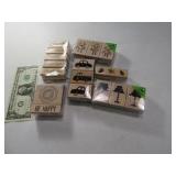 (6) NewInPackage Wooden Stamp SETS