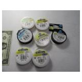 (7) New Rolls BEADALON Beading Jewelry Wire $100A