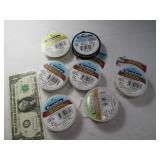 (7) New Rolls BEADALONG Beading Jewelry Wire $100B