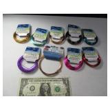 (8) New Rolls DARICE Crafting Copper Jewelry Wire