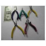 (5) Precision Jewelry Making Pliers & Tools