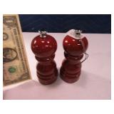 New 4.5" Red PEUGEOT Salt & Pepper Grinder SETasis