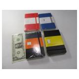 (4) New pocket MOLESKIN Notebooks $40+