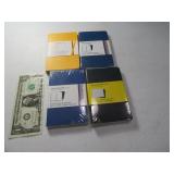(4) New MOLESKIN pocket Notebooks & journal $36
