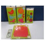 (4) New "GO!" Fabric Cutting Dies $$
