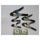 (5) CRAFTSMAN Pinch Clamps Tools