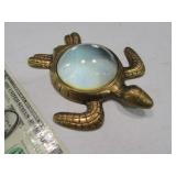 Metal Turtle 5" Slide Magnifier Reader