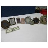(8) Mini LikeNew Picture Frames Metal $100ish