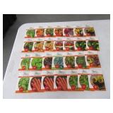 (28) TheCooksGarden Organic Seed Packets 2012ish