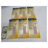 (6) New NORTON 3X Sanding Sandpaper Sheets