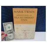 Book: Adventures of Huck Finn TWAIN Hrdbk $25