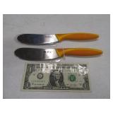 (2) New ZYLISS 8" Hand Spreaders Clay? Frosting?