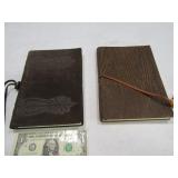 (2) New Leather Premium 8.5" Journal Notebooks $60