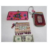 (3) New NATURAL LIFE~LIVE Womens Wallets Coin Prse