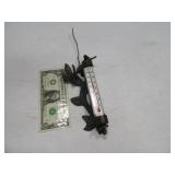 8" Bronzed Metal Thermometer Butterfly