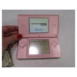 Pink NINTENDO DS w/ Super Mario Game Wks AS IS