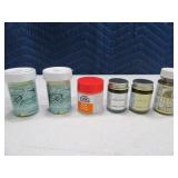 (6) Cans GoldLeaf~Silver Paint & Hobby Liquids
