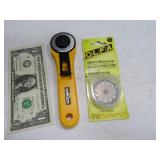 OLFA Rotary Cutter w/ New Blade 1of2