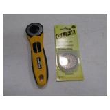 OLFA Rotary Cutter w/ New Blade 2of2