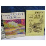 (2) How To Draw Books: Rendering In Pen & Oils