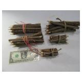 (50+) Unique Colored Pencils w/ Tree~Bark Exterior
