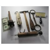 (7) Antique Primitive Hand Tools NEAT Decor