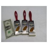 (3) New MINWAX Polyurethane 1.5" Brushes