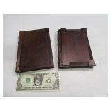 (2) Leather HardExterior New 7" Journals Books $50