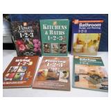 (6) Home Depot 1-2-3 How To Home Improvement Books