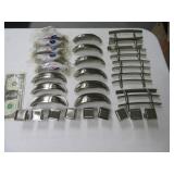 (36) StainlessLook drawer Handles & Knobs $