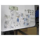 (36) PolyClear drawer Handles & Knobs