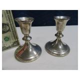 TOWLE weighted Sterling Silver 4.5" Candle Holders