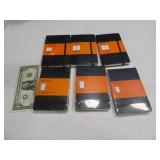 (6) New MOLESKIN Pocket Ruled 5.5" Notebooks $60+