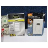 (2) New Timer Electrical Switches $40+