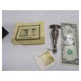 JESTER unique silverplate Shaving Razor Figural EX
