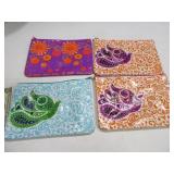 (4) New Larger Pen/Pencil ZipUp Storage Bags 10x7