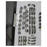 (33) StainlessLook drawer Handles & Knobs asst