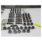 (46) Blackish/Bronzed drawer Handles & Knobs asst$