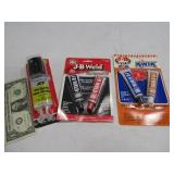 (3) New JB WELD & Epoxy Glues