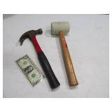 (2) Classic Hammer & Rubber TASKFORCE Mallet Tools